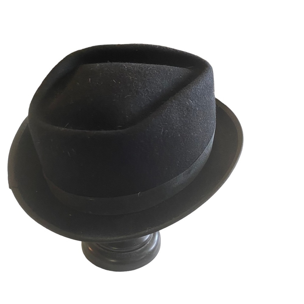Peter Grimm Wool Fedora Black Sz S/M